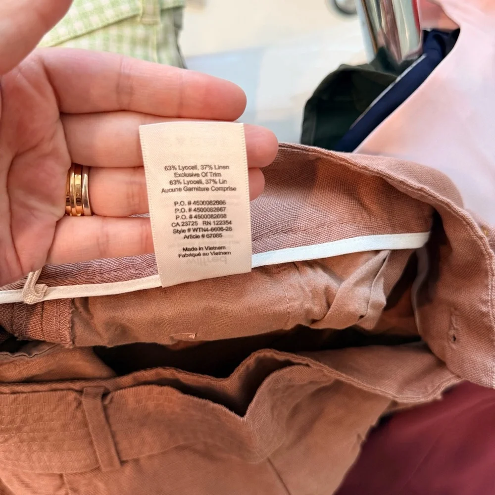Aritzia Wilfred Jallade Linen Pant - Brown (8)